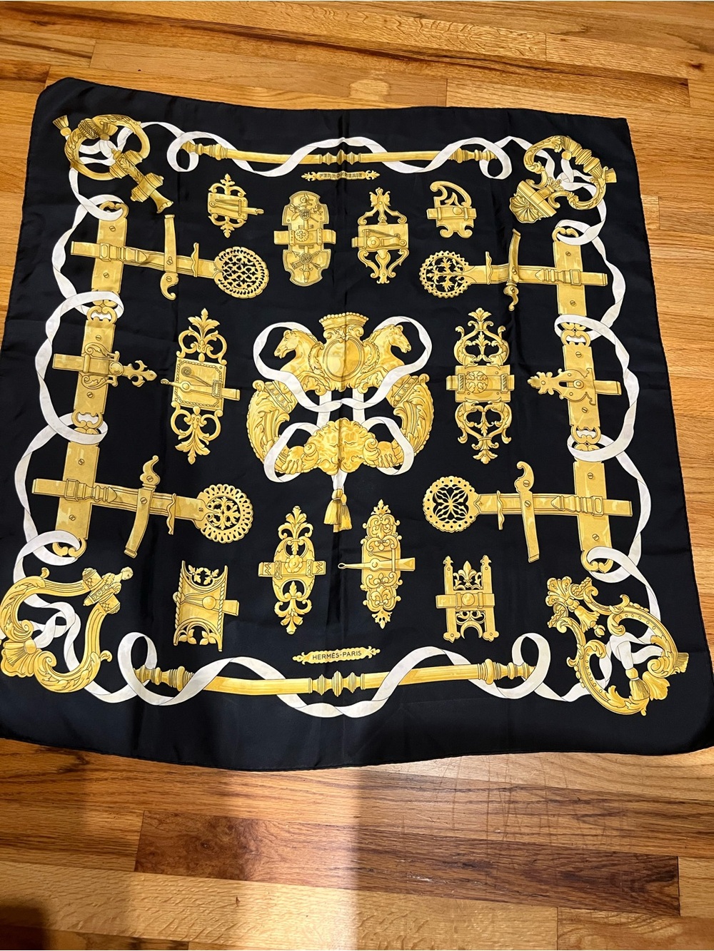 Hermes Authentic Scarf with Box - Picture 10 of 11